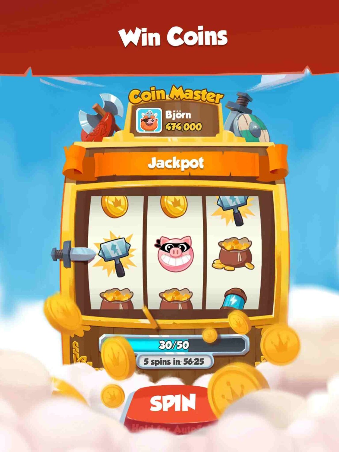 Tải Coin Master – Cách Chơi, Nhận Spin Miễn Phí Và Tải Game Chi Tiết
